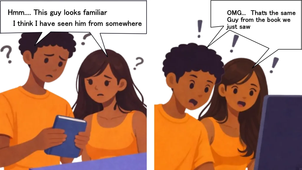 boy and girl realizing a a stock photo is more common